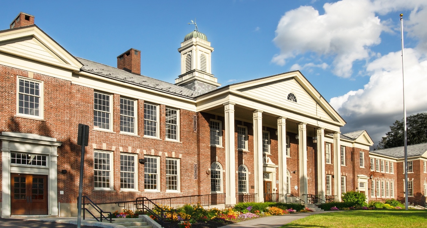 Outside view of dental school building